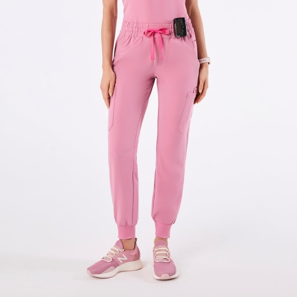 Figs Pants - Figs Chalk Pink Uman Relaxed Jogger